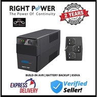 RIGHT POWER Aurora III 850VA Line Interactive UPS [850VA / UK SOCKET]