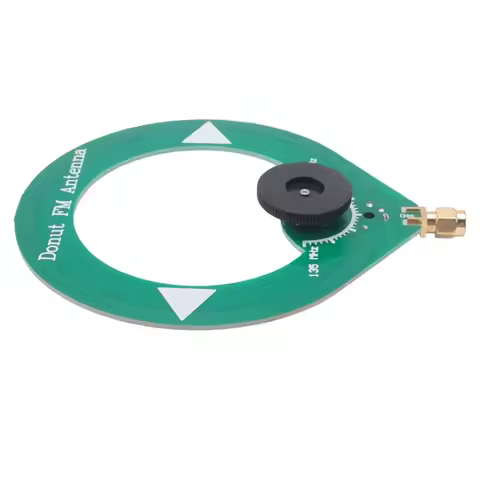 Fits for Donut FM Antenna 75M-135MHz FM Antenna SMA Male Interface Mini Loop Antenna