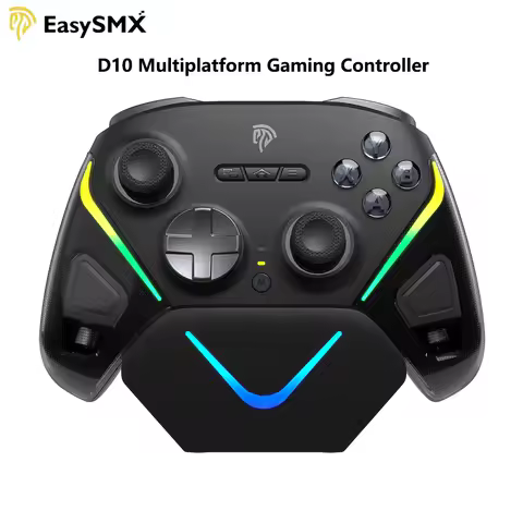 EasySMX D10 Wireless Gamepad Bluetooth FPS Game Controller Compatible with PC/Switch/Phone/Steam,iPa