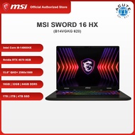 MSI Sword 16 HX B14VGKG 620 Core i9-14900HX / RTX 4070 / 16" / 16GB RAM / 1TB SSD / Windows 11