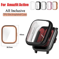 Soft Silicone Case Glass For Xiaomi Huami Amazfit Active Smart Watchband Screen Protector Cover for Amazfit Active