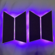 BTS Logo with lights wall decor