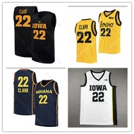 Ready Stock Fast Shipping!!Children Clothing Caitlin Clark Indiana Crazy Clark No. 22 Embroidered Je