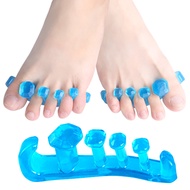 2 Silicone Five-Finger Separator Thumb Valgus Corrector Toe Rosemary Toe Separator Separation Anti-Wear Toe Cover 6.6