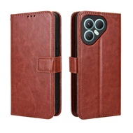 PU Flip Case For Tecno Pova7 Ultra 5G Pova 7 7Ultra LJ9 Case Wallet Leather Back Cover card slot Sta