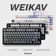 Weikav WK75 Mechanical Keyboard - TKL Layout - Gasket Mount - Wireless - South Face RGB