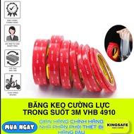 3M VHB 4910 double-sided tape, transparent, convenient, sturdy (1 Roll)