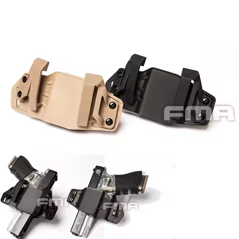 Universal FMA Gun Holster With Clips Fit Compact Glock 17/19 / Smith & Wesson M&P/Sig sauer P226 9mm