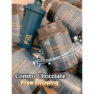 Combo Set Fill可可代餐 Fill Nutritious Protein Drink Fill Chocolate Meal Replacement