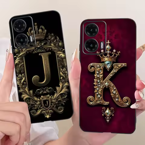 For Motorola Moto G35 Case Moto G55 G85 5G Cute Letters Cover Soft TPU Phone Case For Motorola G85 G