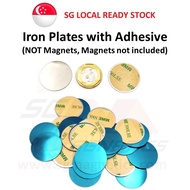 Metal Plate (NOT Magnet) Disc for General Purpose DIY Arts & Craft Boxes Iron Sheet Magnetic Car Mob