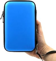 ADVcer 3DS Case, EVA Waterproof Hard Shield Protective Carrying Case with Detachable Hand Wrist Strap for Nintendo New 3DS XL, New 3DS, 3DS XL, 3DS, 3DS LL or 2DS XL or DSi, DS Lite (Blue)