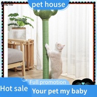 Pet nest ✼Large Square Pole Cat Scratcher Cat Toy CAkar Kucing Cactus Cat Pole Coconut Tree❃