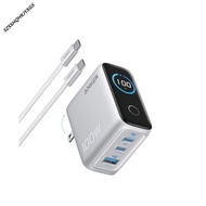 New【CN Original】Anker A121B Charger, 100W Max USB C Charger Block, 3-Port GaN and Ultra-Compact Wall