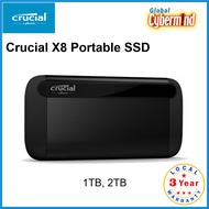 Crucial X8 External Portable SSD 1TB / 2TB (Global Cybermind)