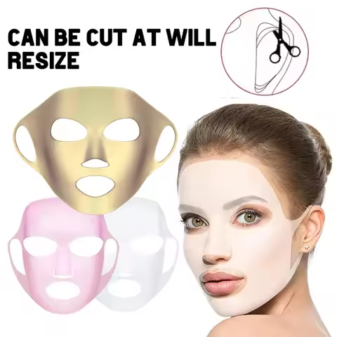 1pc Reusable Silicone Face Mask Moisturising Beauty Face Mask Cover Skin Care Reusable Silicone Face