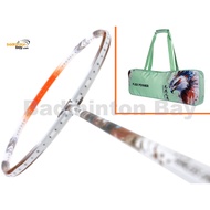 Flex Power Fearless Eagle White Orange (Unstrung No String No Grip) Predator Series Badminton Racket