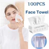 100 PCS Disposable Facial Tissue Cotton Makeup Remover Tissue Soft Comfort Cotton Facial Tissue