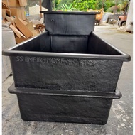 NEX 6 x2.5x2 Black with 2.5 Feet Filter Thick Fiberglass Fish Tank Water Pond Aquarium Kolam Ikan Ta