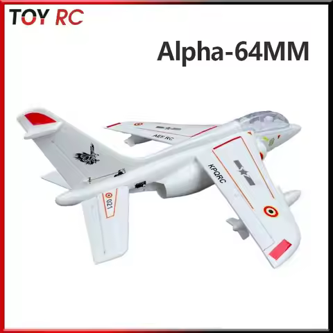 Alpha 64mm Ducted Epo Jet Model Fixed Wing Adult Assembled Remote-Controlled Combat Aircraft