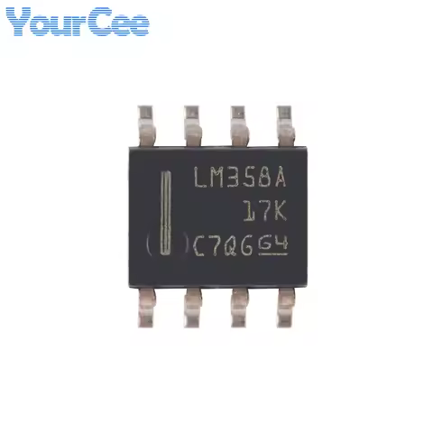10pcs LM358ADR SOIC-8 LM358 LM358A Dual-channel Standard Operational Amplifier Chip SMD IC TLV9062ID