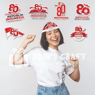 August Hat August 17 Hat/ August Paper Hat/ Indonesian Independence Day Hat/