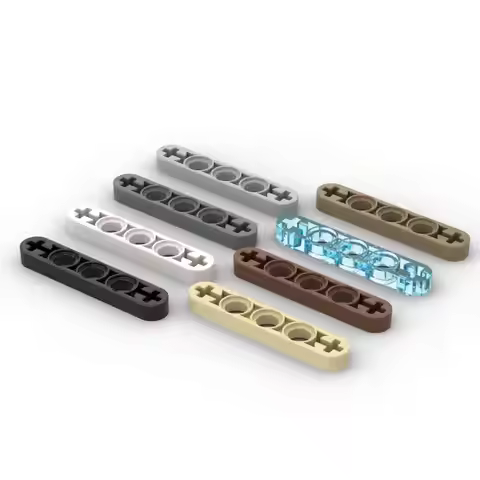 MOC 10PCS 11478 Liftarm Building Blocks Kit High-Tech Thin 1x5 Axle Holes Brick Particle Educational
