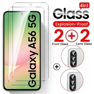Sumsung A 56 Case 6 in 1 9H Cover Screen Protector for Samsung Galaxy A56 A36 A26 A16 A06 5G Camera