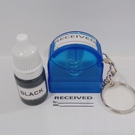 FREE INK 5ML DIGI NEON 10X28MM FREE NAME CUSTOMIZED SELF INKING STAMP
