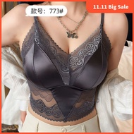 Satin Lace Strapless Back Bra - Plus Size 40-90kg | Women's Lingerie