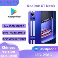 High Quality Realme GT Neo3 (5G) 150W Smartphone Unlocked 256GB All Colours Good Condition Android U
