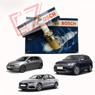 BOSCH DOUBLE PLATINUM SPARK PLUG VW GOLF MK7 BLUEMOTION 1.4 TSI TIGUAN 1.4 TSI (2017-on) AUDI A4 (B9