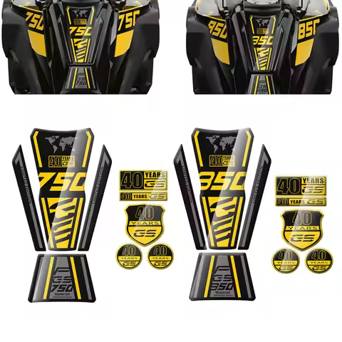 For BMW F750GS F 750 GS F850GS F 850 GS 40 Yers GS 2018-2023 Motorcycle 3D Gel Tank pad Protector St