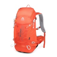 32L Large-Capacity Wear-Resistant Water-Repellent Outdoor Backpack with Ergonomic Curved Back Panel,