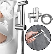 PHANCIR Handheld Bidet Sprayer Toilet, Brushed Nickel Bidet Attachment Feminine Wash