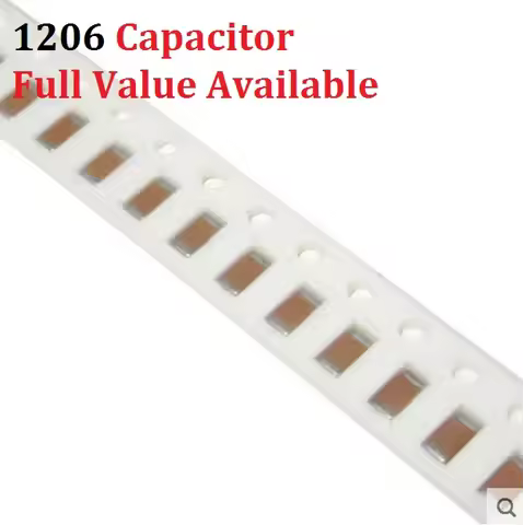100PCS 1206 Capacitor 330NF 470NF 1UF 2.2UF 4.7UF 50V 334 474 105 225 475 K/M/Z 0.33UF 0.47UF KIT Ca