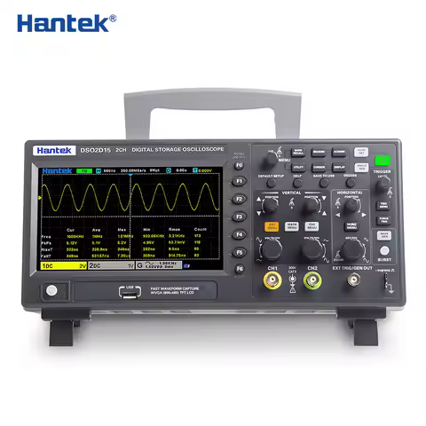 Hantek Digital Oscilloscope Dual Channel Economical Oscilloscope DSO2C10 DSO2C15 DSO2D10 DSO2D15 100