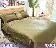 【JS名床】歐風尊貴．100%純蠶絲布．標準雙人床罩組全套．全程臺灣製造