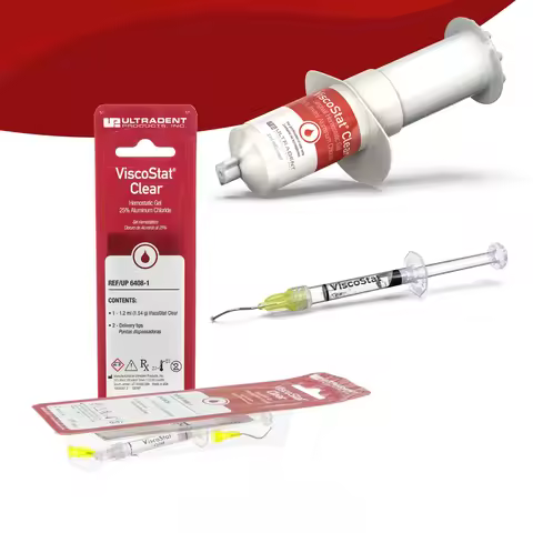 Dental Hemostatic Agents White Teeth Stop Bleeding Gingival Retraction Aluminium Chloride Gel Dental