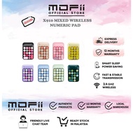 MOFII X910 Mixed Wireless Numeric Keyboard Small Cute Colourful Laptop PC Office Decorate Table Wire