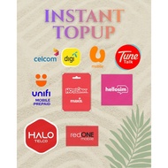 🔥All Telco Instant Topup🔥 (Celcom, Digi, Maxis, U Mobile, Unifi, Tunetalk, RedOne, Yes4G & ETC)