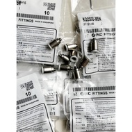 SMC KQ2S04/KQ2S06/KQ2S08-M3G-M5N-01NS-02NS KQ2S10/12-02NS-03 Pneumatic Joint Ready Stock