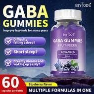 GIFT HALAL BIYODE GABA Gummies Melatonin-Free Sleep Gummies Food Supplement 60s