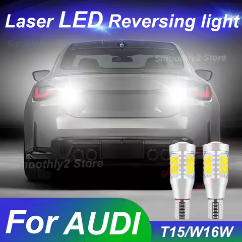 2pcs LED Backup Light Blub Reverse Lamp W16W T15 921 For Audi A1 8X A3 8P A4 B8 B9 A5 A6 C6 C7 A8 Q2