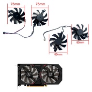 cooling fan 4PIN 75MM 85MM RX6600M GPU replacement accessories for PELADN RX580 RX6600M 8G graphics 