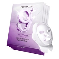 Numbuzin No.9 Sheet Mask | NAD+ BIO Lifting-Sil Full Face Mask | Improves Jawline, Jowls, Wrinkles, 