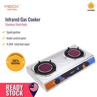 Meck Gas Stove Double Infrared Burner MGS-IR1500SS-MGS-IR1500SS