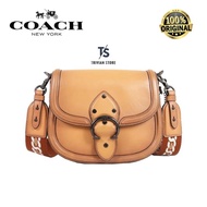 Coach Beat Saddle Bag Pewter ORIGINAL