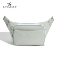 David Jones ปารีส2025ฤดูใบไม้ผลิฤดูร้อนคอลเลกชันใหม่ผ้าใบเลียนแบบ PU กระเป๋าสะพายของผู้หญิงถุงแพ็คเอ