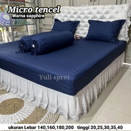 KATUN Saphire Color Micro Dacron Frame Pillow, The Corner Of The Bed Sheet Already Has An ANTI-Slide Rubber And A Bolster Cover Strap From The Fabric, QUEEN KING SIZE And JUMBO KING SIZE Cotton